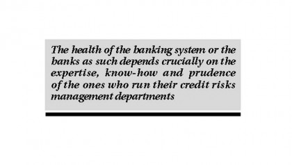 Weighing the credit risks by the banks