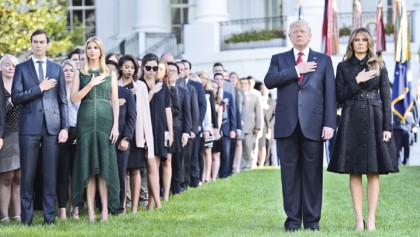 White House observes minute of silence for 9/11 victims