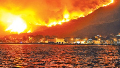 Wildfires rage in Europe from Croatia to Portugal