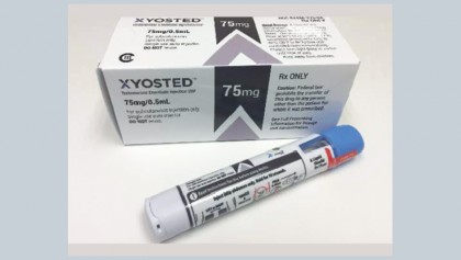 FDA approves Xyosted (testosterone enanthate) injection for testosterone replacement therapy in adult males