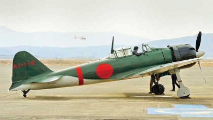 Zero fighter flies over Japan for 1st time since WWII