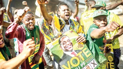 Zimbabwe oppn rejects ‘fake’ Mnangagwa victory