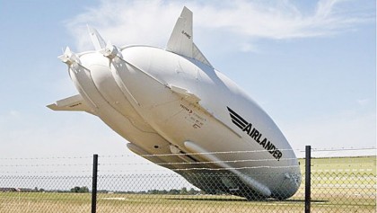 World’s largest aircraft damaged in crash landing