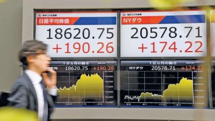 Most Asian markets rise but Syria, 
N Korea worries sap gains
