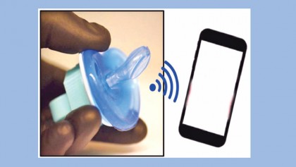 High-tech pacifier 
might monitor baby's 
blood sugar