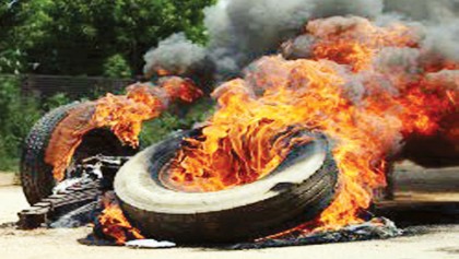 Tires on fire: From toxic soup to an alternative source of energy