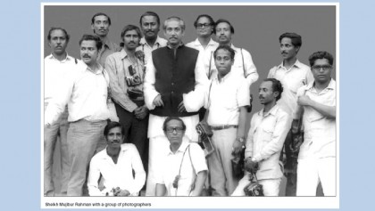 Bangabandhu through the camera and canvas