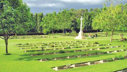 War cemetery in Chittagong
