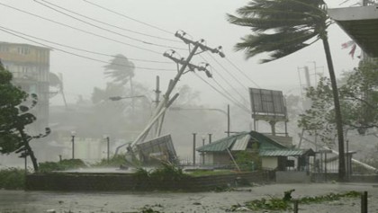 Cyclone hits power distribution