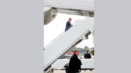 Trump says new book on 
his admin ‘full of lies’