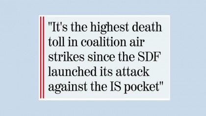 Anti-IS coalition raids kill 43 in east Syria: Monitor