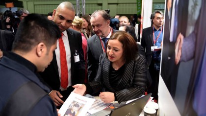 Refugees look to job fair for first step in German integration