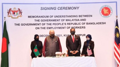 MoU signed with Kuala Lumpur to send Bangladeshi workers to Malaysia