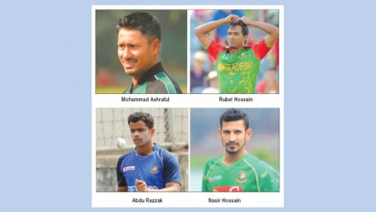 Ash, Rubel, Razzak, Nasir again fail
to hit the set mark in beep test