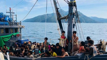 Fishing boat takes 202 Rohingyas to Malaysia
