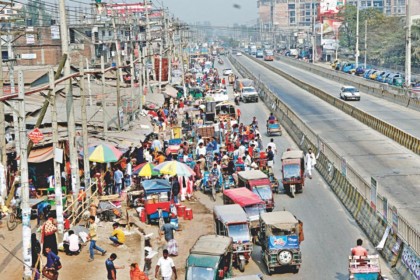 Remove all illegal 
roadside structures 