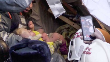 Russian baby rescued after nearly 36 hours in frozen rubble