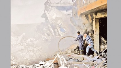 ‘Unprecedented’ Western strikes against Syria regime 