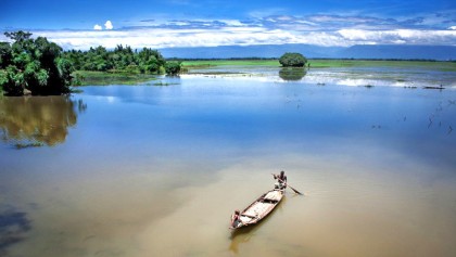 River encroachment and pollution 