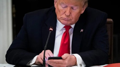 Twitter blocks Trump effort to tweet using @POTUS
