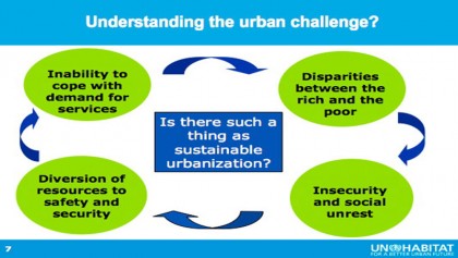 Ensuring environmental security for 
sustainable urbanisation