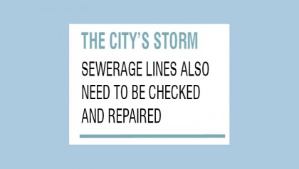 Free the city of 
water logging 