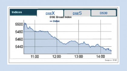 Stocks witness fall on large-cap securities