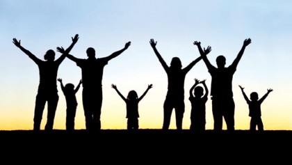 Present world linking past and future