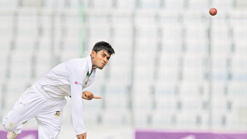 No problem for Mehdi 
to bowl a long spell