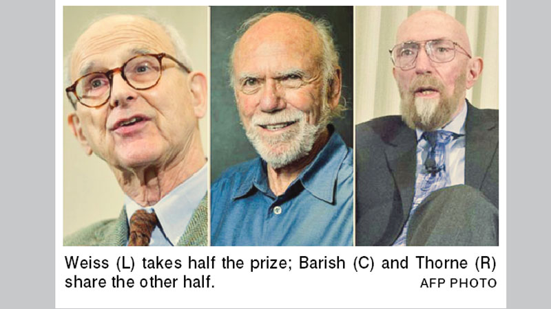 Einstein’s waves win Nobel Prize in physics