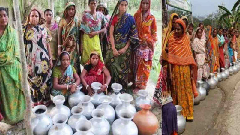 Walking the extra mile for water in coastal Khulna
