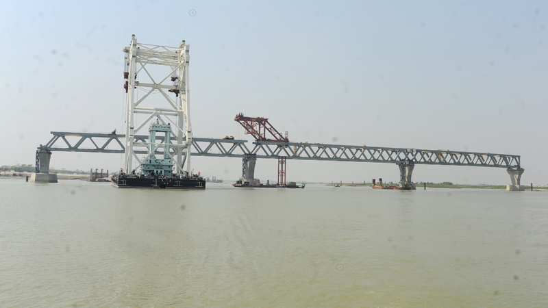 Third span of Padma Bridge installed