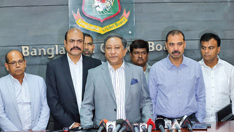 Nazmul vows to hold BCB polls 
in line with 2012 constitution 