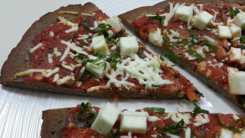 Healthier pizza recipe