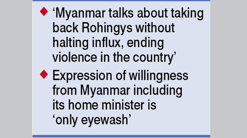 Myanmar ‘playing foul’