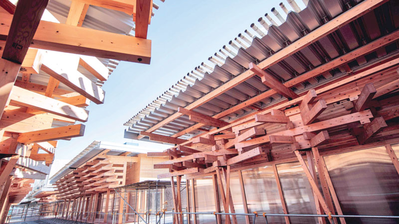 Tokyo 2020 unveils Olympic ‘plaza’ made from wood