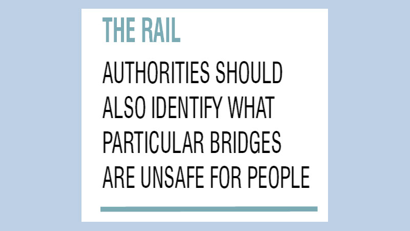 When rail bridge turns into death trap