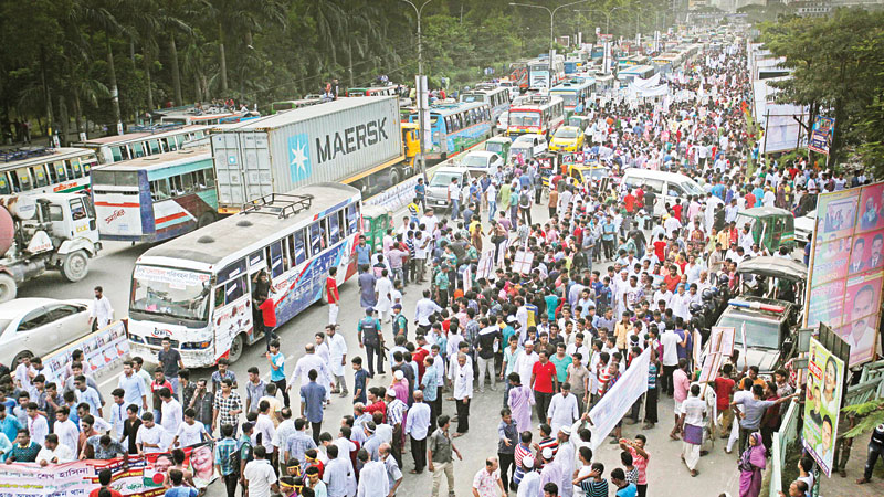 Grand reception for Sheikh Hasina