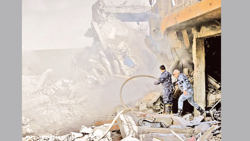 ‘Unprecedented’ Western strikes against Syria regime 