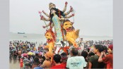Durga Puja ends with immersion of idols