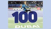 Federer reaches 100-title landmark