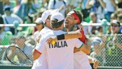 Italy knock champs Argentina out of Davis Cup 