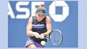 Halep ends US Open 1st-round win drought