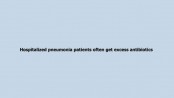 Hospitalized pneumonia patients often get excess antibiotics