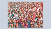 Thousands of Indian farmers protest 