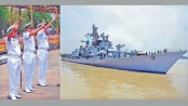 Indian ship leaves Ctg