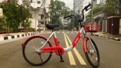 Jobike hits Dhaka streets
