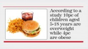 Junk food causes serious health hazards to children
