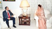 Saran meets Khaleda