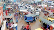 Traffic congestion intensifies in Khulna 